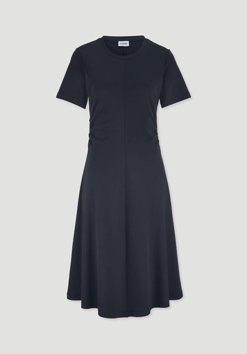 Jersey dress, knee-length, slim fit, made from pure organic cotton - 4