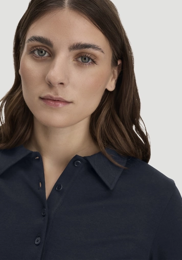 Long-sleeved Polo Slim made from pure organic cotton - 3