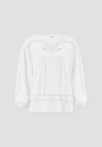 Bohemian lace long-sleeved oversize top made from pure organic cotton Bohemian lace long-sleeved oversize top made from pure organic cotton