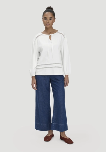 Bohemian Lace Longsleeve Oversize aus reiner Bio-Baumwolle - 1