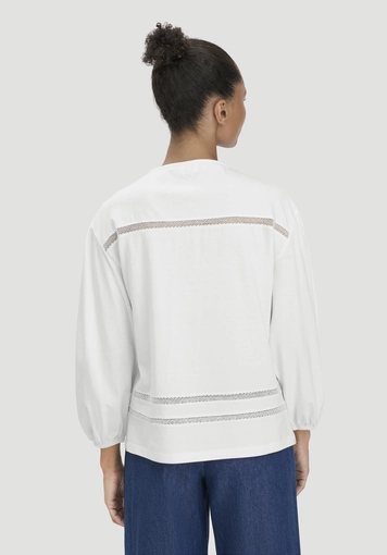 Bohemian Lace Longsleeve Oversize aus reiner Bio-Baumwolle - 2
