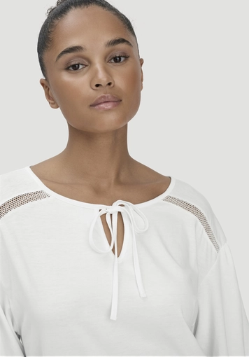 Bohemian Lace Longsleeve Oversize aus reiner Bio-Baumwolle - 3
