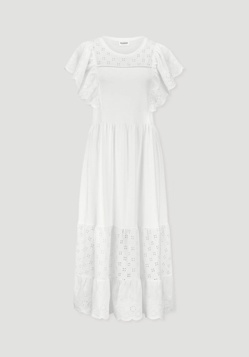 Boho Jersey Kleid Midi Relaxed aus reiner Bio-Baumwolle - 4