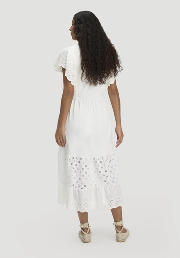 Boho Jersey Kleid Midi Relaxed aus reiner Bio-Baumwolle - 1