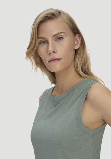 Light slub jersey top, regular size, made from pure organic cotton - 3