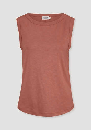 Light slub jersey top, regular size, made from pure organic cotton - 4