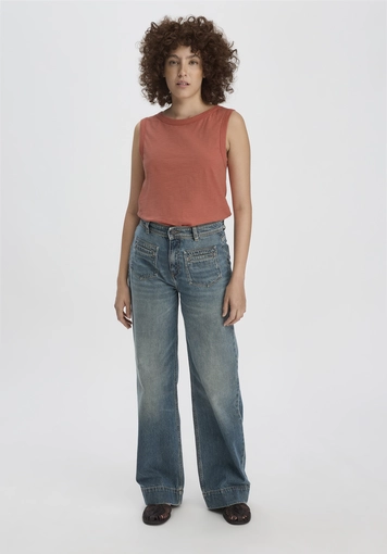Light Slub Jersey Top Regular aus reiner Bio-Baumwolle - 1