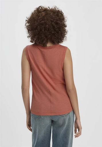 Light slub jersey top, regular size, made from pure organic cotton - 2