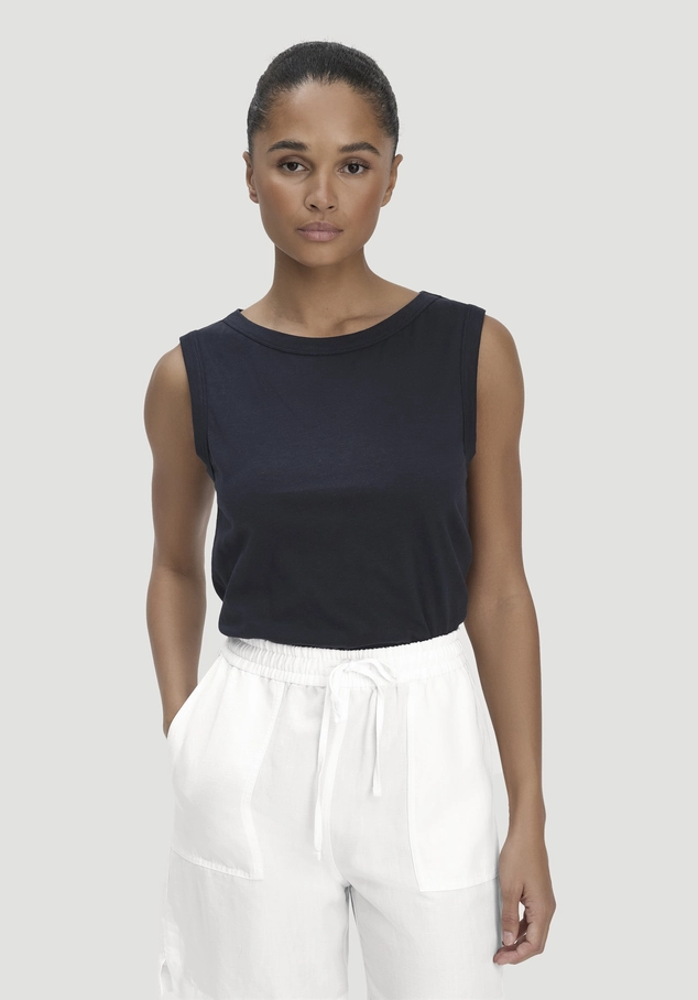 Light Slub Jersey Top Regular aus reiner Bio-Baumwolle