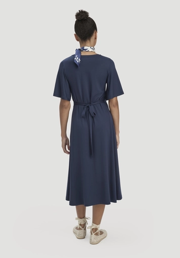 Jersey dress, knee-length, slim fit, made from TENCEL™ Lyocell - 1