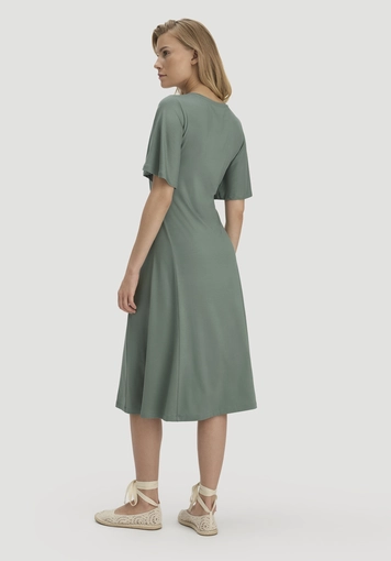 Jersey dress, knee-length, slim fit, made from TENCEL™ Lyocell - 1