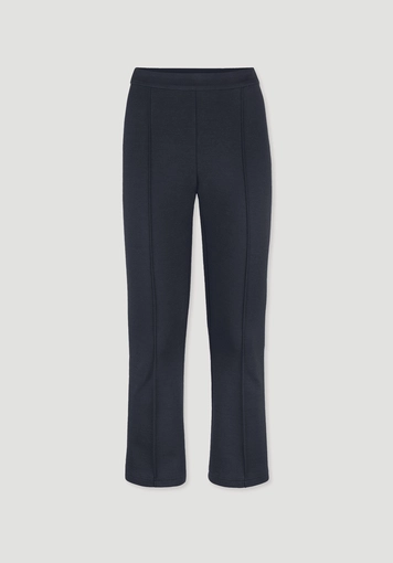 Jersey trousers, culottes, slim leg, made from organic cotton