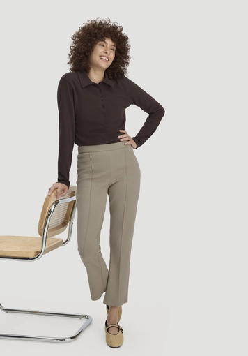 Jersey Hose Culotte Slim Leg aus Bio-Baumwolle - 0