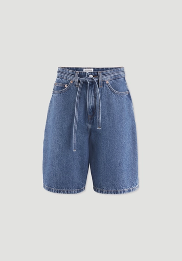 Jeans Bermuda aus Bio-Baumwolle mit TENCEL™ Lyocell - 4