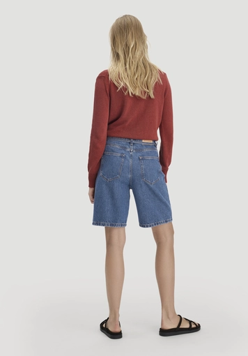 Jeans Bermuda aus Bio-Baumwolle mit TENCEL™ Lyocell - 1