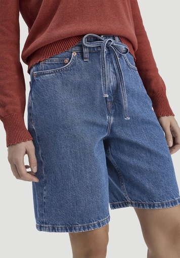 Jeans Bermuda aus Bio-Baumwolle mit TENCEL™ Lyocell - 2