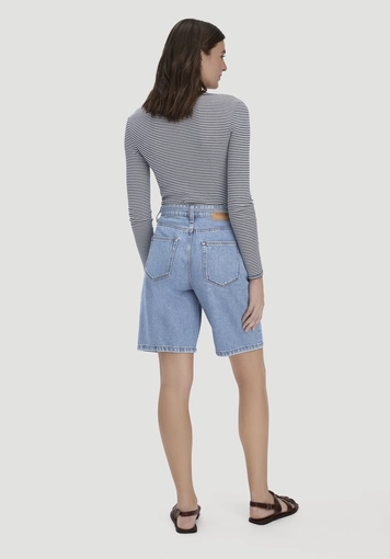 Jeans Bermuda aus Bio-Baumwolle mit TENCEL™ Lyocell - 1