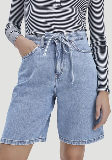 Jeans Bermuda aus Bio-Baumwolle mit TENCEL™ Lyocell - 2