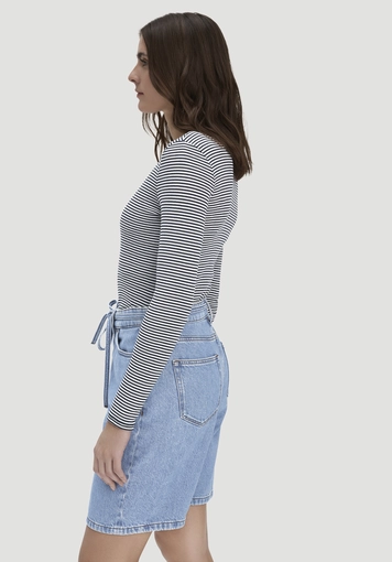Jeans Bermuda aus Bio-Baumwolle mit TENCEL™ Lyocell - 3