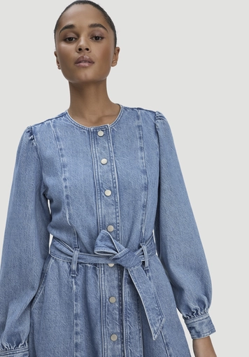 Jeanskleid Regular Midi aus Bio-Baumwolle und TENCEL™ Lyocell - 2