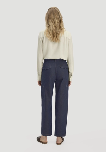 Jeans Cargo Barrel Leg aus reinem Bio-Denim - 1