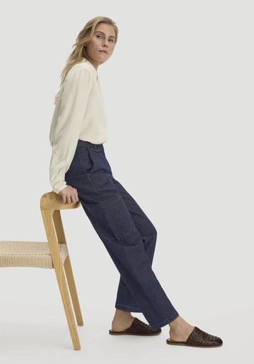 Jeans Cargo Barrel Leg aus reinem Bio-Denim - 3