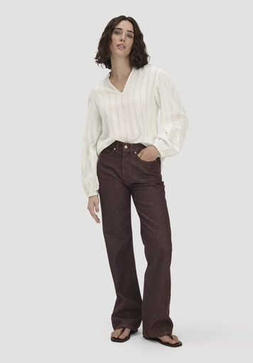 Jeans GIERA Straight Relaxed aus reinem Bio-Denim - 0
