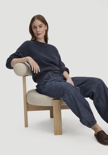 Jeans Soft Utility aus Bio-Denim mit Kapok - 4