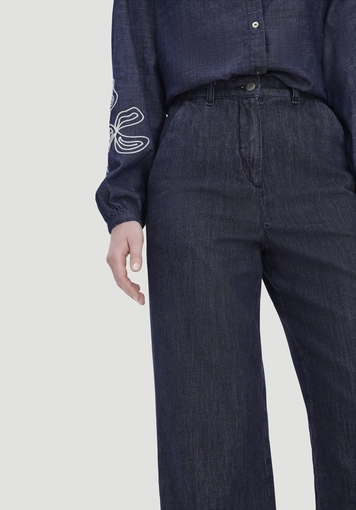 Jeans ENNELIE Culotte Wide Leg aus Bio-Denim mit Kapok - 2
