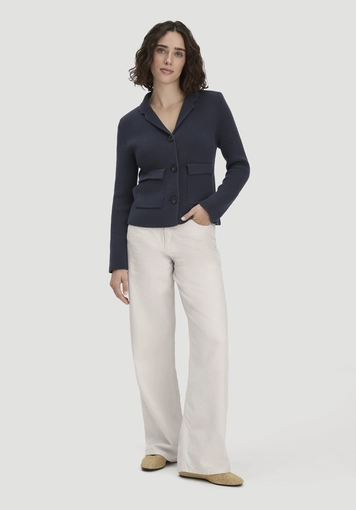 Jeans ALVA Wide Leg UNDYED aus Bio-Denim mit TENCEL™ Lyocell - 0