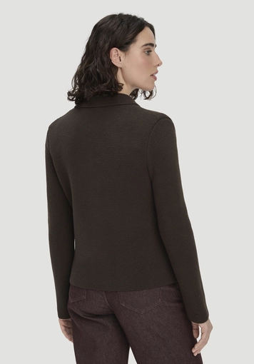 Strick Blazer Regular aus Bio-Baumwolle mit Merinowolle - 2