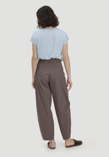 Barrel Leg trousers made from organic cotton - 1