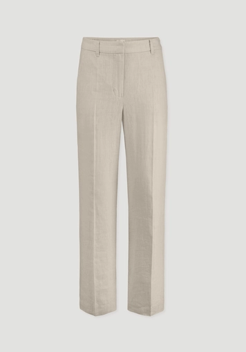 Hose Straight Leg aus reinem Leinen
