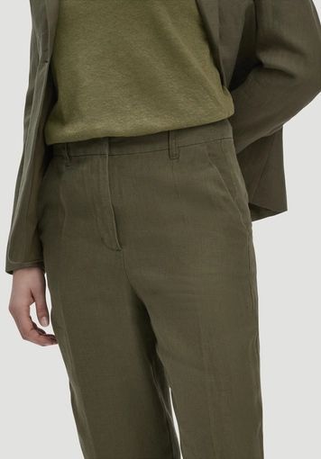Hose Straight Leg aus reinem Leinen - 2