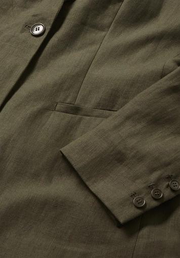 Blazer Regular aus reinem Leinen - 6