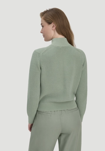 Knitted jacket Regular made of pure organic cotton - 2