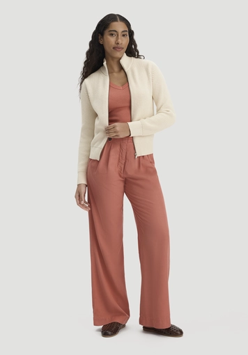 Strick Jacke Regular aus reiner Bio-Baumwolle - 1
