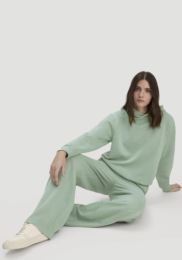 Wide Leg Relaxed sweatpants made of organic cotton - 3