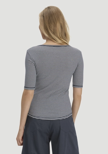 Softrib striped fitted T-shirt made from organic cotton and TENCEL™ Modal - 2