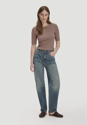 Softrib Streifen T-Shirt Fitted aus Bio-Baumwolle und TENCEL™ Modal - 1