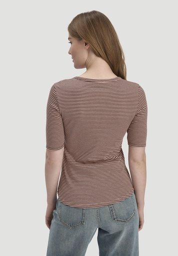 Softrib striped fitted T-shirt made from organic cotton and TENCEL™ Modal - 2