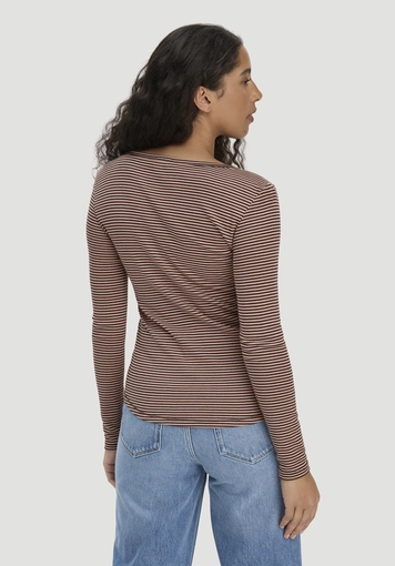 Softrib Longsleeve Streifen Henley Fitted aus Bio-Baumwolle und TENCEL™ Modal - 2