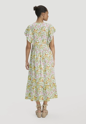 Print Jersey Kleid Midi Relaxed aus reiner Bio-Baumwolle - 1