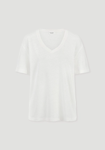 T-Shirt Oversize aus Leinen und Bio-Baumwolle - 4