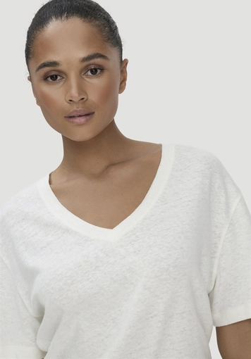 T-Shirt Oversize aus Leinen und Bio-Baumwolle - 3