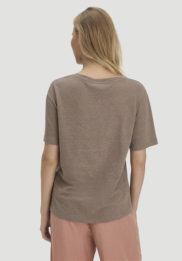 Oversized T-shirt made from linen and organic cotton - 2