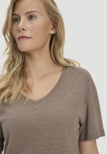 Oversized T-shirt made from linen and organic cotton - 3