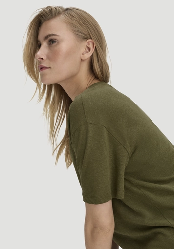T-Shirt Oversize aus Leinen und Bio-Baumwolle - 3