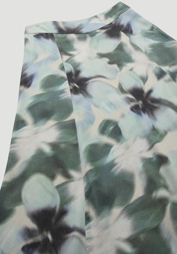 Print skirt midi made of LENZING™ ECOVERO™ viscose - 5