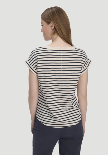 Light Slub Streifen T-Shirt Relaxed aus reiner Bio-Baumwolle - 2
